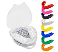 TrySalar Mouthguards for Rugby Boxing Sports Gum Shield Adult Senior Professional Mouth Guard Jaw Protection Case Martial Arts Judo Karate MMA Muay Thai Hockey Football Lacrosse Men Women(Transparent)