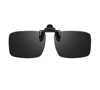 Trysee Clip on Sunglasses Over Prescription Glasses Polarized Flip Up Anti Glare Sunglasses UV400 Protection TS-CO-801, C801 Grey-57mm*43mm, 57MM*43MM