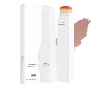 Tryskintle Korean 2 in 1 Colour Changing Foundation Stick, Full Coverage White Foundation for Mature Skin with Brush, Lightweight & Hydrating, Long-Lasting Base Makeup for Natural Finish (#5 Tan)