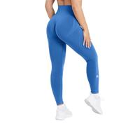 TRYTO Easy Seamless Scrunch Effortless Leggings Workout Regular Length, Woman Gym Clothes, Short/Regular Royal Azure, M