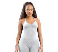 TRYTO Women's Lunar Rock M Impact Longline Strappy Halter Top, Gym Fitness, Sleeveless, Tank Top, Medium