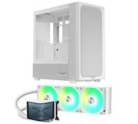 TRYX FLOVA F50 Midtower Case - White + TRYX PANORAMA 360 ARGB White All In One CPU Cooler