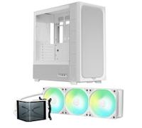 TRYX FLOVA F50 Midtower Case - White + TRYX PANORAMA SE 360mm ARGB White All In One CPU Cooler