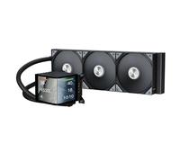 TRYX Panorama 360 360mm AIO 6.5'' AMOLED Curved Screen 3D Anamorphic Effect Customizable AIO Cooler 360mm Asetek 8th Gen V2 320w TDP Magnetic Performance Fan Intel LGA 1851/1700 AMD AM5/AM4