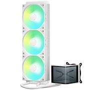 TRYX Panorama SE 360 | 360mm AIO White, 6.5" Curved AMOLED Display, Asetek Pump, 280W TDP, ARGB Fans, for Intel LGA 1851/1700/1200/115X & AMD AM5/AM4