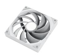 TRYX ROTA PRO 140 White 140mm Case Fan - 4-Pin PWM, LCP Material, FDB Case Fan, 1650RPM with 100.3CFM Airflow, High-Performance Quiet PC Case Fan