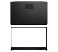 TRyYCB Replacement Laptop Case LCD Back Cover Front Bezel Palmrest Bottom Case Hinges Compatible With MSI GF75 MS-17F1 MS-17F2 MS-17F3 MS-17F4 MS-17F5(AB Cover)