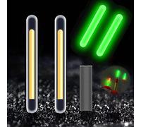 TRZLIFE Fishing Glow Sticks 100PCS Mini Night Float Lights for Bobber Rod
