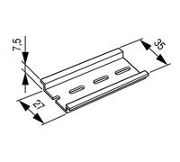TS-35X7.5 MOUNTING RAIL 053030