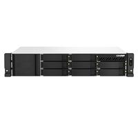 TS-864eU-RP-8G | 8 Bays, Intel Celeron Quad-Core, 1x PCIe Gen3, Redundant Power, 2.5 Gigabit, 2U NAS Short Depth Rack Mounted