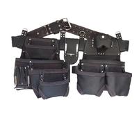 Ts Brown Leather Contractor's Heavy Rig Toolbelt - Heavy Duty & Comprehensive