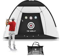 TS GOLF Practice Net - Golf Net with Carry bag, 10x7ft, golf nets for garden, indoor chipping net, driving net, golf nets for backyard driving, chipping game, driving nets for garden