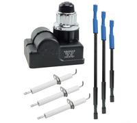 TS-IG3007 Ignition Kit Compatible With For Pitboss Memphis 4-in-1 Grill Accessories Quality BS Plastic 3 Ceramic Electrodes