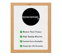 TS Photo Frames A4 (297 x 210 mm) Picture Frames Poster Frames Wall-Hanging Landscape Portrait Modern Home Decor Wooden Decoration (1, Oak A4 Pack)