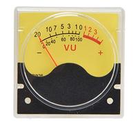 TS - R36W Pointer Type VU Meter, High Accuracy DB VU Meter Head, 500uA Analog Audio Level Indicator for DIY Home Studio Car Sound System, Yellow Dial No Backlight