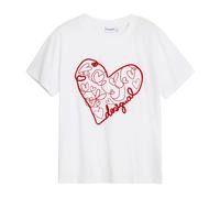 TS Roma T-shirt, female, Desigual, T-Shirts, White, L, Tops L