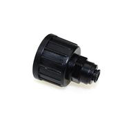 TS-SCREW, 1Pc Reverse Osmosis Quick Coupling 3/4 Inch Screw Thread TO 1/4 Inch OD Hose Connection Straight RO Water Plastic Pipe Fitting (Size : Black)