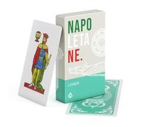 TS Spielkarten Napoletane Playing Cards Linen Extra Thick Scopa Cards with Napoletan Image Italian Game Hand-Drawn