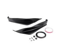 TS Style 2x Car Rear Bumper Splitter Lip Diffuser Spoiler Cover Trim Add-On Compatible For Aero Side Aprons For Subaru BRZ Sti 2013-2018