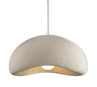 TS TAC-SKY Bedroom Living Room Kitchen Decorative Lighting Fixtures Industrial Style Pendant Light,E27 Screw Single-Head Chandelier(White,40cm)