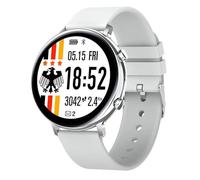 TS TAC-SKY ECG PPG Smart Watch With Make Calls Music Control Men Women Smartwatch Blood Pressure Monitor For Android (Color : Grey)