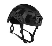 TS TAC-SKY Military Tactical Helmet Simplified Version Ops-Core Fast SF Super High Cut Helmet CS Paintball Protection Airsoft Equipment (Color : E BK, Size : M)