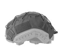 TS TAC-SKY Outdoor Adjustable Hunting Gear Tactical Airsoft Helmet Cover For SF FAST Helmet, Paintball Helmets Accessories With Elastic Fixed Straps(BKD,L)