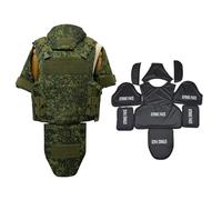 TS TAC-SKY Safety Real Bulletproof NIJ IIIA Whole Defended Full Body Armor Plate Carrier Set Protective Tactical Ballistic Bulletproof Vest (Color : CP3+NIJ IIIA liner)