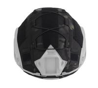 TS TAC-SKY SF FAST Helmet Multicam Airsoft Helmet Cover With Elastic Fixed Straps Adjustable Hunting Tactical Gear Paintball Helmets Accessories(BKE,M)