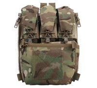TS TAC-SKY Tactical Back Panel Banger Pouch Zip-on Multi-fit GP Pocket Retention Flap FCPC V5 Plate Carrier Assault Hunting Airsoft Vest (Color : CP)