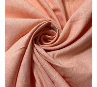 TS100% Cotton Calico Natural/White/Black Unbleached Plain Natural Raw Fabric 150cm Wide (Peach)