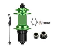 TS100 Rear Bike Hub 150T Planet Gear 9x100mm Quick Release 4 Bearing Ultra Lubricant Noisy Cube Downhill Accessories(Rear TS100 Green-MS)
