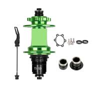 TS100 Rear Bike Hub 150T Planet Gear 9x100mm Quick Release 4 Bearing Ultra Lubricant Noisy Cube Downhill Accessories(Rear TS100 Green-XD)