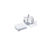 TS10390101 Foldaway Dish Rack, White, 10.5 x 30.4 x 30.2 cm