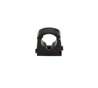 TS15 BLACK/20 Talon 15mm Black Single Hinge Pipe Clips - Bag of 20