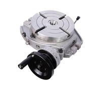 TS160A/TS200A Milling Machines Rotary Table, High-Precision 360° Indexing with 1:90 Worm Gear, for Indexing Drilling Or Milling, Circular Surface and Straight Line Machining(200mm)