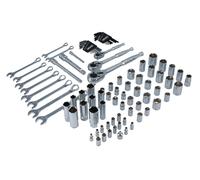TS2 Laser Tools 89 Piece AF Metric Socket Spanner Ratchet Wrench Set Toolkit