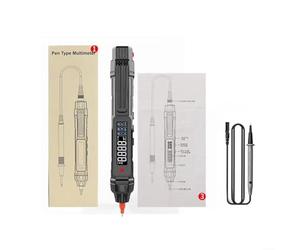 TS20A/TS20B Smart Pen-Style Digital Multimeter, 4000-Count True RMS AC/DC Voltage Tester with NCV, Live Wire Detection, Flashlight & Auto Range for Electricians and DIY Users(TS20B)