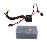 TS80A RC Brushless ESC, 80A Continuous 160A Peak Inductive Electric Speed Controller with XT60 Plug, Aluminum Alloy Housing and Mesh Radiator, for 1/10-1/14 RC Cars with 380/390/54