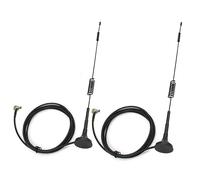TS9 Magnetic Antenna 10dBi 2-Pack - 4G LTE 5G External Omni-Directional for Netgear AT&T Nighthawk, Verizon Jetpack 8800L, MiFi Mobile Hotspot, LB1120 Modem - 5ft Cable