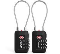 TSA Accepted Luggage Travel Lock, Set-Your-Own Combination Lock for School Gym Locker, Luggage Suitcase Baggage Locks, Filing Cabinets, Toolbox, Case