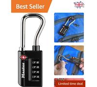 TSA Approved 4-Dial Combination Luggage Lock - Durable & Lightweight Design