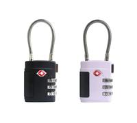 TSA Approved Combination Lock with Cable - Durable and Versatile Security for Suitcases, Backpacks, Gym Lockers, Backpack, Small Padlock for Travel Essentials