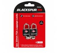 TSA Approved Luggage Locks 2 Pack with 4 Keys - Heavy Duty Zinc Alloy Travel Suitcase Padlocks for Bags, Backpacks, Cabin Luggage & Travel Security