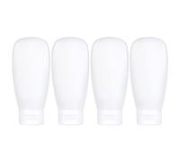 TSA Approved Travel Bottles for Toiletries Portable Leak Proof Refillable Cosmetic Airplane Essential Shampoo Conditioner Lotion for Travel 4 Pack