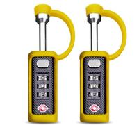 TSA Approved Travel Gun Lock, Cut-Resistant Single Shaft Luggage Padlock