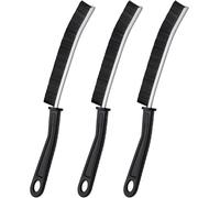 TSA Crevice Cleaning Brush 3 Pack - Precision Grout & Gap Scrub Brush for Tight Spaces, Window Tracks, Kitchen Sink Edges, and Bathroom Tile Lines