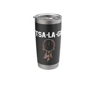 TSA-la-gi Proud Cherokee Native American Indigenous Stainless Steel Insulated Tumbler
