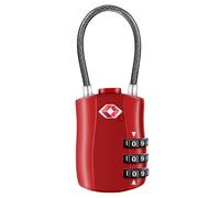 TSA Luggage Locks, Diyife 3-Digit Security Suitcase Padlocks Travel Padlock Combination Padlocks, Code Padlocks for Luggage Travel Suitcase Bag Case(Red)