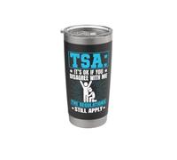 TSA Officer Airport Security Funny TSA Agent Stainless Steel Insulated Tumbler